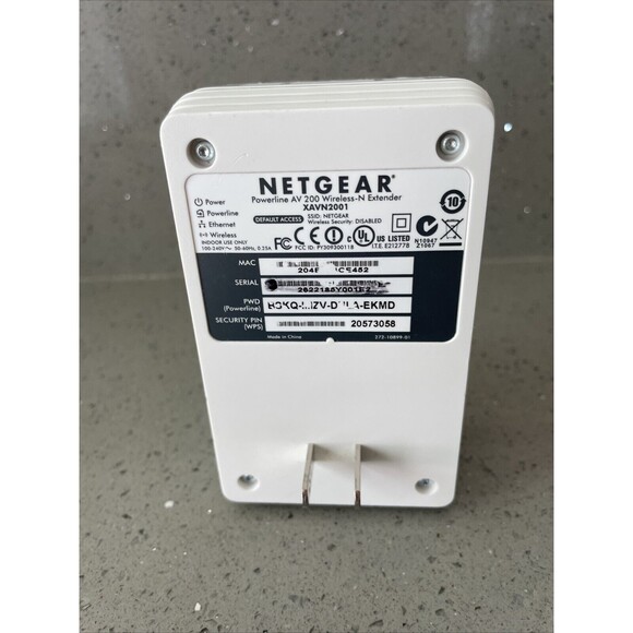 Netgear Powerline AV 200 Wireless-N Extender XAVN2001 - Picture 2 of 8